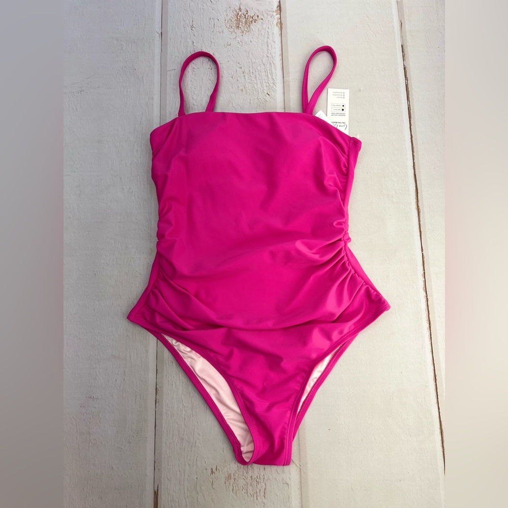 NWT Women's Shirred‎ Strappy Cutout One Piece Swimsuit SIZE SMALL - Picture 5 of 15